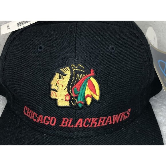 NWT Vintage Chicago Blackhawks Snapback Black Hat The G-Cap Official NHL - Picture 3 of 12